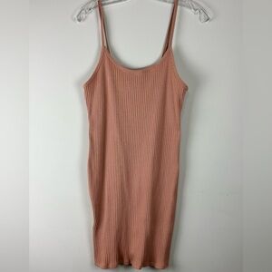 Women's 90's Style Ribbed Bodycon Mini Dress